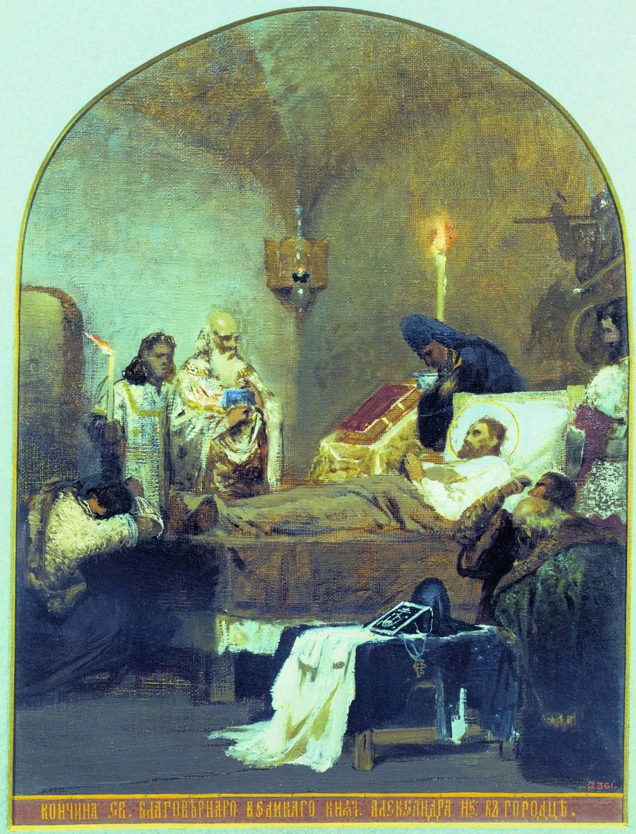Henryk Siemiradzki - Morte di Alexander Nevsky